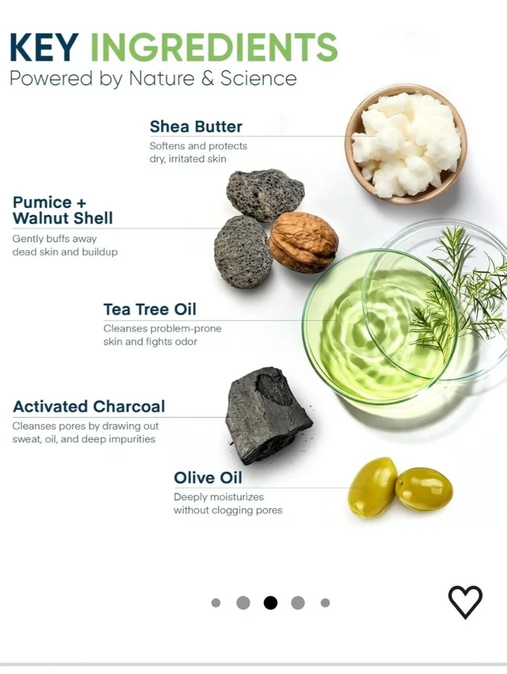 ProBliva Antifungal Soap Bar Exfoliating Scrub with Tea Tree Oil & Charcoal 6